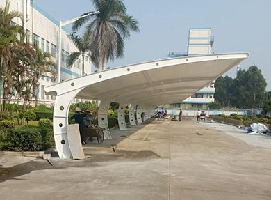 合肥膜結(jié)構(gòu)車棚如何建造？